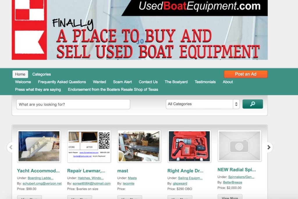 Used Boat Equipment Classipress Themes & Plugins Classipro