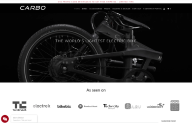 ridecarbo woocommerce project